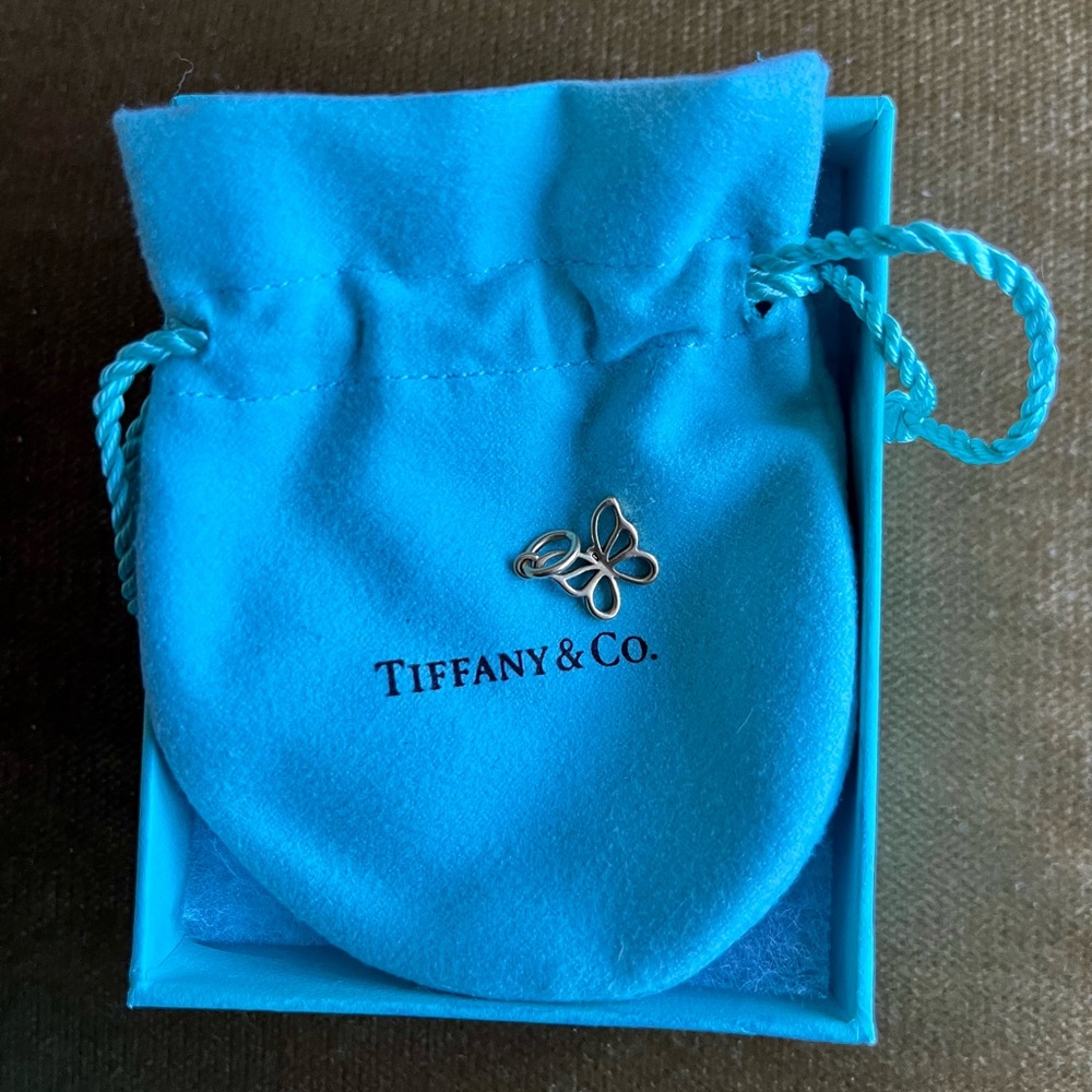 18k Tiffany butterfly pendant